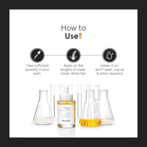 Minimalist SPF 30 Hair Serum for Frizzy Hair With Keratin, Argan Oil & Ceramides | Heat Protection, Smoothens & Protects From UV | Lightweight Leave-In for Women & Men | 50 ml